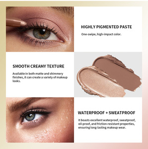 Maquillage pour <span class=keywords><strong>les</strong></span> <span class=keywords><strong>yeux</strong></span> Lakerain-Bâton d'ombre <span class=keywords><strong>à</strong></span> paupières mat, imperméable et anti-transpiration - Product Image 4