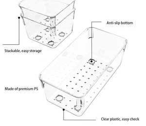 Đa Năng Phòng Tắm Và <span class=keywords><strong>Vanity</strong></span> Ngăn Kéo Tổ Chức Khay 25 Cái Ngăn Kéo Tổ Chức Set Dresser Bàn Ngăn Kéo Ngăn Chia - Product Image 6