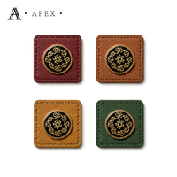 APEX Étiquettes en cuir personnalisées pour hijabs, foulards, vêtements, accessoires, abayas, couvre-chefs et bonnets tricotés
