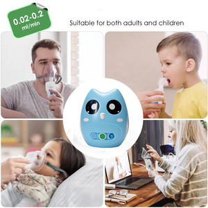 OEM nebuliser kompresor rumah akurat, <span class=keywords><strong>Nebulizer</strong></span> Jet kartun bentuk burung hantu - Product Image 5