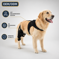 Harnais de soutien arrière orthopédique pour chien en maille polyester respirante pour dysplasie de la hanche, récupération de la LCA, confort réglable, mobilité animale