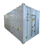 Banc de charge résistif conteneurisé de 3000 kW pour test de charge de générateur, utilisation extérieure, banc de charge de 20 pieds