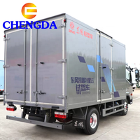 Howo Dongfeng Double Cabine 4*2 4*4 Box Van Mini Cargo Truck