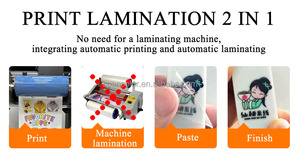 Impresora UV de Rollo para Etiquetas y Calcomanías con Logo, Plóter de Impresión Digital de Gran Formato, Máquina Todo en Uno I3200HD de 30 CM, Impresora de Impresión UV DTF en Rollo - Product Image 5