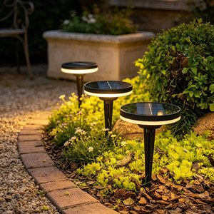 Lampe solaire LED pour pelouse, étanche, pour extérieur, jardin, villa, cour, paysage, lampe décorative - Product Image 3