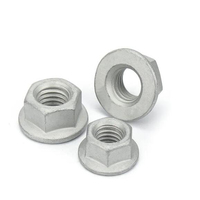 Classe M20 M24 Grade 4.8 8.8 10. Écrou à bride hexagonale dentelé en acier au carbone 9 12.9 galvanisé à chaud (HDG) DIN6923