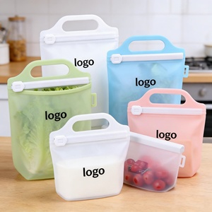 Sac de conservation alimentaire en silicone réutilisable, sans BPA, écologique, durable, portable et anti-fuite pour lait maternel et aliments, vente en gros - Product Image 4