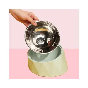 2024 Hot Melamine Stainless Steel Pet Bowl For Pet Durable Pet Supplies