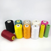 Fil à coudre brut 100% polyester filé certifié OEKO, haute ténacité, pour machine à coudre, prix usine, vente en gros, 40S/2 50S/2