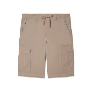 <b>Mens</b> Cotton Cargo <b>Shorts</b> Drawstring <b>Knee</b> <b>Length</b> Summer Lightweight Quick Dry Breathable Plus Size Available Beach Casual Wear - Product Image 1