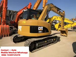 Excavadora CAT 308D CR de 8 Toneladas, 308D, Excavadora Hidráulica Pequeña sobre Orugas, Máquina de Construcción Japonesa Caterpillar 308E 308E2 306D 306E 307C 308D - Product Image 2