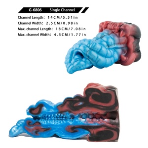 GEEBA Fantasy Tongue Shaped Masturbator Pocket Pussy Silicone Soft Penis Stroker Monster Pocket Vagina <b>for</b> <b>Men</b> Sex <b>Toys</b> - Product Image 3