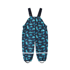 Pantalon imprimé mignon OCE pour enfants, pantalon imperméable pour enfants, salopette de pluie pour enfants-durable et imperméable, pantalon de pluie pour garçons - Product Image 1