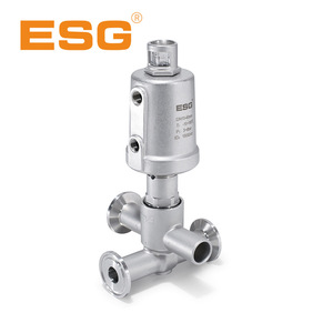 Válvula de Control Neumática Integrada Tipo Cruzada ESG DN10-40mm de Acero Inoxidable para Equipos de Impresión y Teñido - Product Image 5