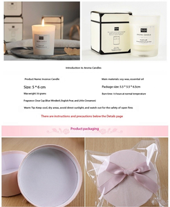 Geburtstags geschenk Runde Aroma therapie Kerze Seife Blume Geschenk box Freundin Mutter Valentinstag Luxus Geschenkset - Product Image 6