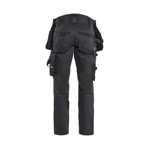 BLAKLADER - 197011499999C48 Pantalones artesanos en elástico de 2 vías Negro/Negro-PANTALÓN DE TRABAJO EAN 7330509951262 - Product Image 2