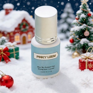 Pegamento para Pestañas Pinky Leem, Sin Látex, Resistente al Agua, de Larga Duración, 0.5~1s, Venta al por Mayor, Marca Privada, Pegamento Azul para Pestañas - Product Image 1