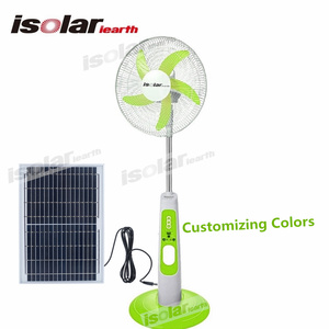AC DC LED Ventilateur充電式ソレアポータブルバッテリーインテリジェントUSB Ventilateur Au Sol充電式ファン é lectrique - Product Image 1