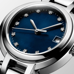 Montre mécanique automatique pour femme avec index en diamant, affichage de la date, bracelet en acier inoxydable Longinesing - Product Image 3