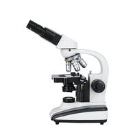 Medical Compound Biological Microscope WF10X/18mm HuaGuang XSP-107 Sliding Binocular White Head Double Layer Mechanical Stage