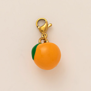 Breloques en émail en acier inoxydable hypoallergénique de haute qualité Showfay, motifs fruits et aliments éclatants, pour la personnalisation de vos bijoux et sacs - Product Image 6