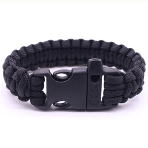 Gelang Tali Paracord Multifungsi untuk Bertahan Hidup di Luar Ruangan, Gaya Nautikal, Dapat Disesuaikan, Tali Pergelangan Tangan Promosi - Product Image 2