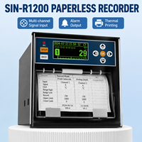 High Accuracy Digital Recorder Instrument for Current Voltage Pressure Monitoring in Industrial Water Treatment Process