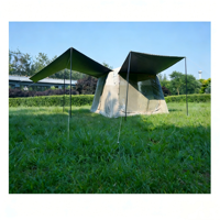 Premium 6.5 ㎡   Tente de camping gonflable 3000 mm imperméable, grande tente spacieuse pour le camping familial