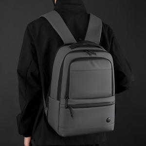 Wepower Sac à dos décontracté pour homme 20-35L avec port de chargement USB pour ordinateur portable, voyage d'affaires, couleur unie noir gris foncé - Product Image 2