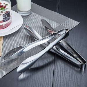 DF6912 Pince de cuisine coréenne multifonctionnelle en acier inoxydable, ustensile de cuisson, idéale pour le barbecue, les salades et le pain - Product Image 5