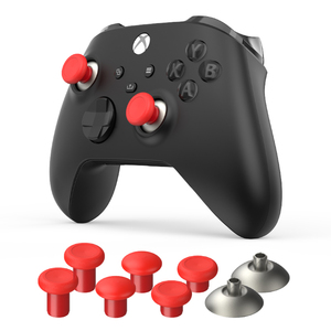 Para DATA FROG, paquete de 8 joysticks analógicos, palancas de control magnéticas de metal para <span class=keywords><strong>Xbox</strong></span> One Elite/<span class=keywords><strong>Xbox</strong></span> One S/<span class=keywords><strong>Xbox</strong></span> Series X/PS4, accesorios para juegos - Product Image 1