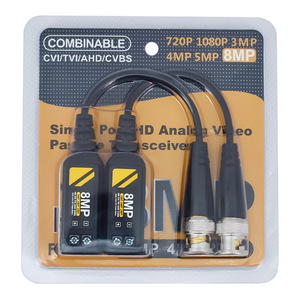 Cantell 1080P <span class=keywords><strong>HD</strong></span> TVI CVI AHD <span class=keywords><strong>BNC</strong></span> 8MP <span class=keywords><strong>BNC</strong></span> Vidéo Balun Connecteur Borne à vis - Product Image 3