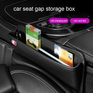 Universele lederen multifunctionele creatieve autostoel kierenopvuller organizer - Product Image 5