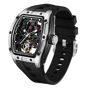 Relojes Mecánicos Azul Cielo al por Mayor con Envío Directo, Relojes Automáticos Tourbillon con Caja de Acero, Reloj de Lujo con Esfera Hueca para Hombre - Product Image 1