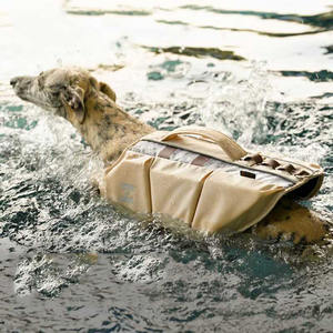 Giubbotto di salvataggio per cani in Nylon leggero stile moderno per il tempo libero impermeabile e lavabile comodo e pieghevole - Product Image 1