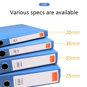 AFFISURE Hộp Đựng Hồ Sơ Bằng Nhựa Màu Xanh Cổ Điển Hộp Đựng Tài Liệu <span class=keywords><strong>PP</strong></span> Đánh Bóng Xỉn Màu Cao Cấp - Product Image 3