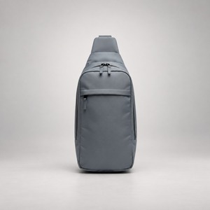 Sac de transport en toile balistique recyclée pour raquette de pickleball, tennis et padel, capacité 1 raquette, finition mate, logo personnalisé, vente en gros - Product Image 1