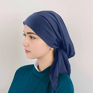Casquettes Stretchhijab de style ethnique pour les filles musulmanes en gros Mulit Color Fashionable Non Slip Hijab Cap - Product Image 5