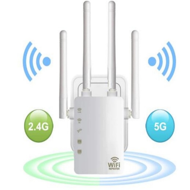 5G/2.4 Ghz WIFI Booster Repeater Wireless Wi Fi Extender 1200Mbps Network Amplifier 802.11N Long Range Signal Wi-Fi Repetidor