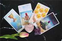 Fabricant d'usine de cartes de tarot personnalisées, jeux d'oracle, impression couleur intégrale, vente en gros