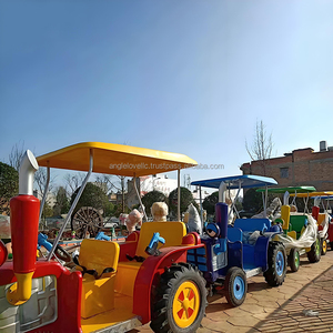 รถไฟสนามเด็กเล่นแทร็คเทศกาลรถไฟสนุกสนุกสนุกอุปกรณ์สำหรับสวนสนุก - Product Image 1