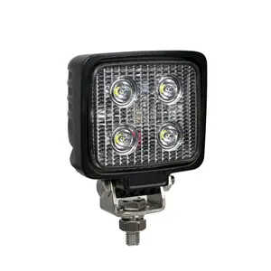 Pasokan Pabrik 12W Kecil Lampu Kerja LED IP68 Tahan Air Square Lampu Kerja 9-32V