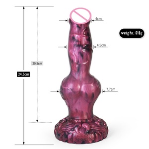 NNSX Strong Sucker Thick <b>Dildo</b> Large Knot Prostate Massager Penis Silicone Butt Plug Animal Dog <b>Dildos</b> Sex Toys for Women 18+ - Product Image 6