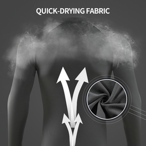 Camisetas Deportivas de Manga Larga para Hombre, de Poliéster de Alta Calidad, con Cuello Alto, para Entrenamiento Físico - Product Image 4