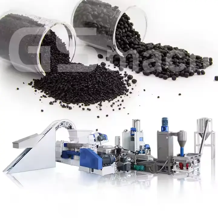 Machine de granule de noir de carbone de remplissage élevé pétrin Machine de granulateur de noir de carbone Banbury