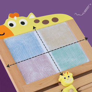 Grosir permainan pintar penjualan laris mainan uniseks grosir warna-warni Montessori papan gambar magnet dapat digunakan kembali pendidikan dini untuk anak-anak - Product Image 3