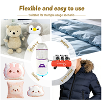 Machine de Remplissage et de Garnissage en Peluche de Qualité Industrielle Système de Compresseur d'Air Externe pour Fabricant de Remplissage de Coton à Haute Vitesse