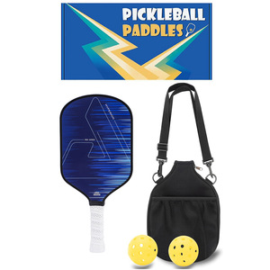 Raquette de pickleball T700 41,5 cm 16 mm en fibre de carbone antidérapante, équipement d'entraînement - Product Image 4