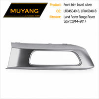 Bordure de garniture avant de haute qualité, argentée, pour Land Rover Range Rover Sport 2014-2017 LH/RH OE LR045049-B, LR045048-B, accessoires de carrosserie