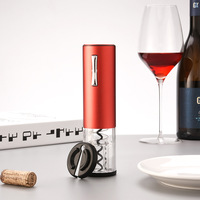 Ouvre-bouteille électrique Tire-bouchon rechargeable automatique avec coupe-feuille en acier inoxydable